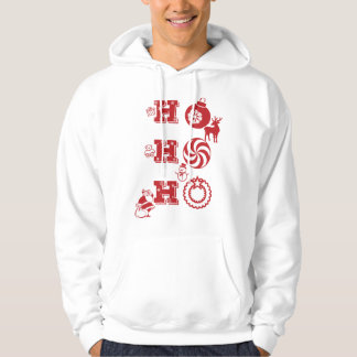 Ho Ho Ho Joyful Christmas Santa Laugh Hoodie