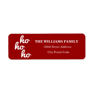 Ho-ho-ho Label
