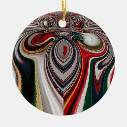 HO HO HO Latest Christmas Retro vintage Hakuna Ma Ceramic Ornament