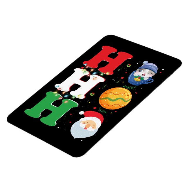 HO HO HO  MAGNET (Left Side)