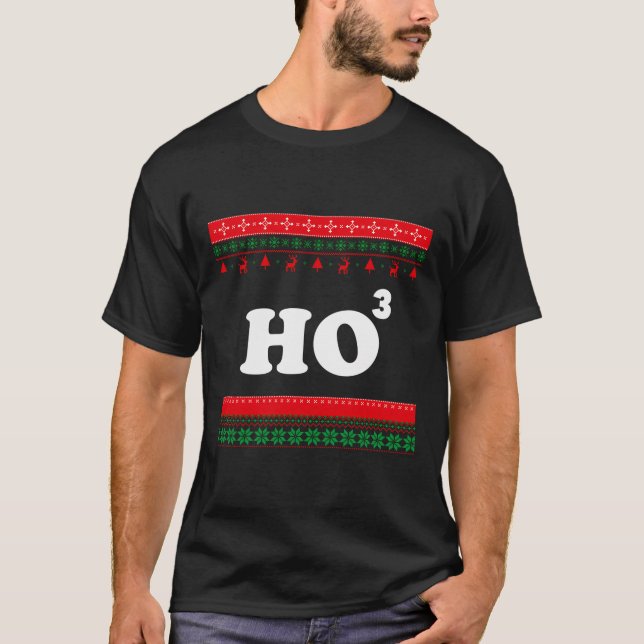Ho Ho Ho Maths Chistmas Ugly Christmas Sweater (Front)