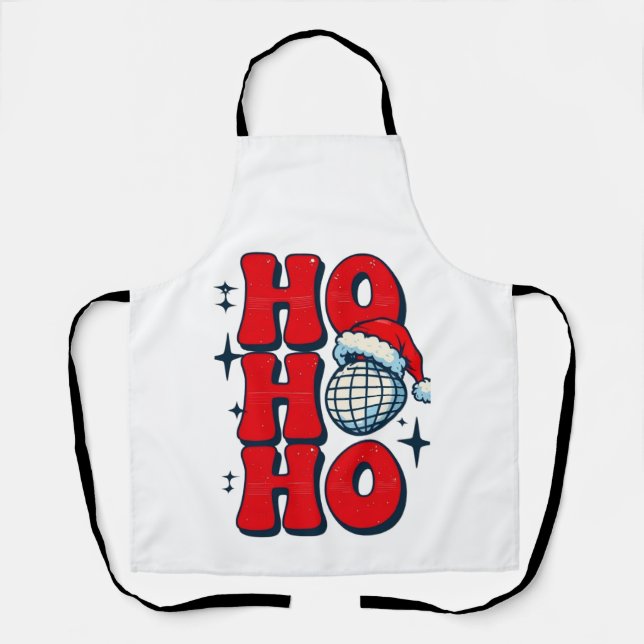Ho ho ho merry christmas apron (Front)