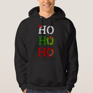 Ho Ho Ho Merry Christmas Elf Hoodie