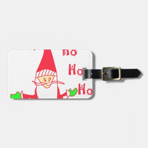 Ho Ho Ho Merry Christmas From Santapng Luggage Tag