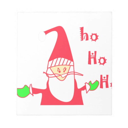 Ho Ho Ho Merry Christmas From Santapng Notepad