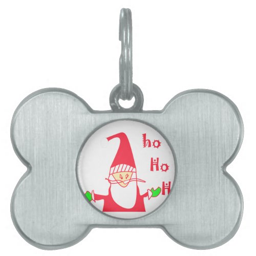 Ho Ho Ho Merry Christmas From Santapng Pet Name Tag