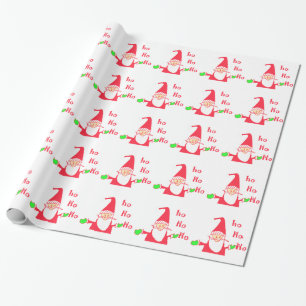 Ho Ho Ho Merry Christmas From Santa.png Wrapping Paper