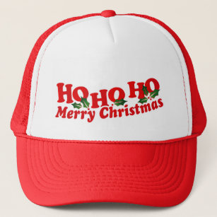 Ho Ho Ho Merry Christmas hat
