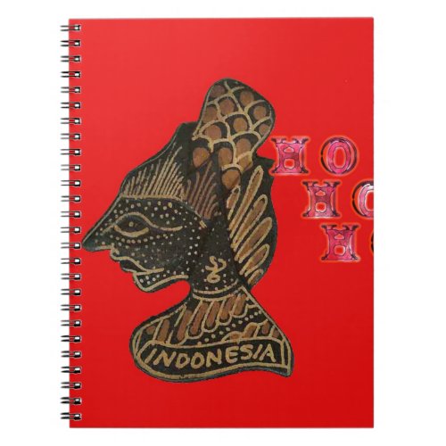Ho Ho Ho Merry Christmas Indonesia cute text Notebook