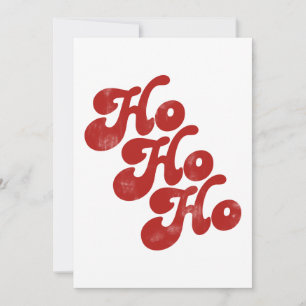 Ho Ho Ho Merry Christmas Invitation