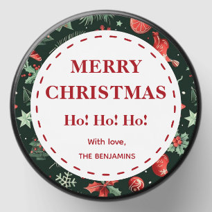 Ho! Ho! Ho! Merry Christmas Mistletoe Holiday Mini Candle Favors