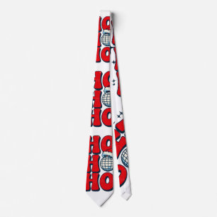 Ho ho ho merry christmas neck tie