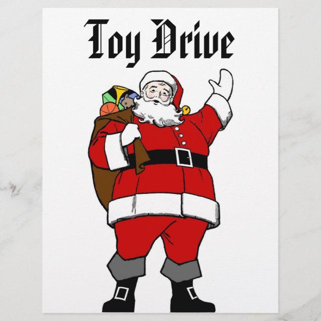 Ho,Ho,Ho Merry Christmas! - Toy Drive Flyer (Front)