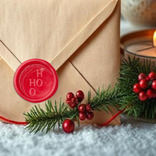 Ho Ho Ho: Merry Christmas Wax Seal Sticker