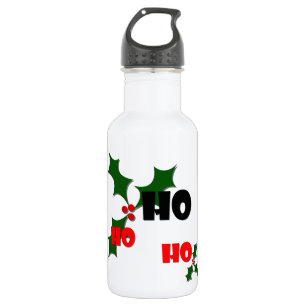 Ho Ho Ho Mistletoe Water Bottle