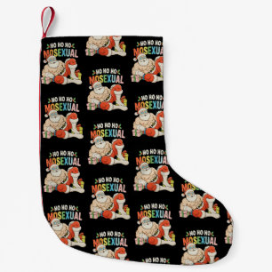 Ho Ho Ho Mosexual Gay Santa LGBT Pride Christmas Small Christmas Stocking