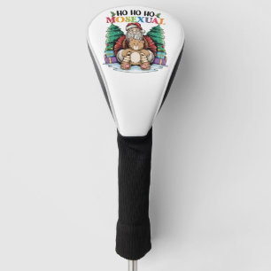 Ho Ho Ho Mosexual Gay Santa LGBTQ Gay Christmas Golf Head Cover