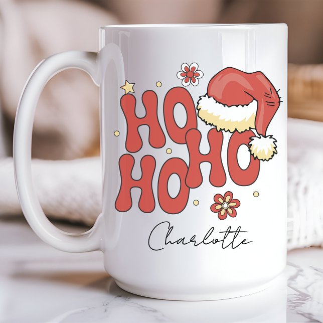 Ho ho ho mug, Merry christmas mug, Christmas gift Coffee Mug (gift for women, holiday mug for mom, merry christmas coffee cup, festive vibes drinkware, christmas)