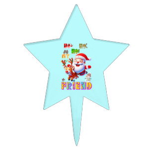 Ho Ho Ho My Dear Friend Cake Topper