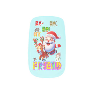 Ho Ho Ho My Dear Friend Minx Nail Art