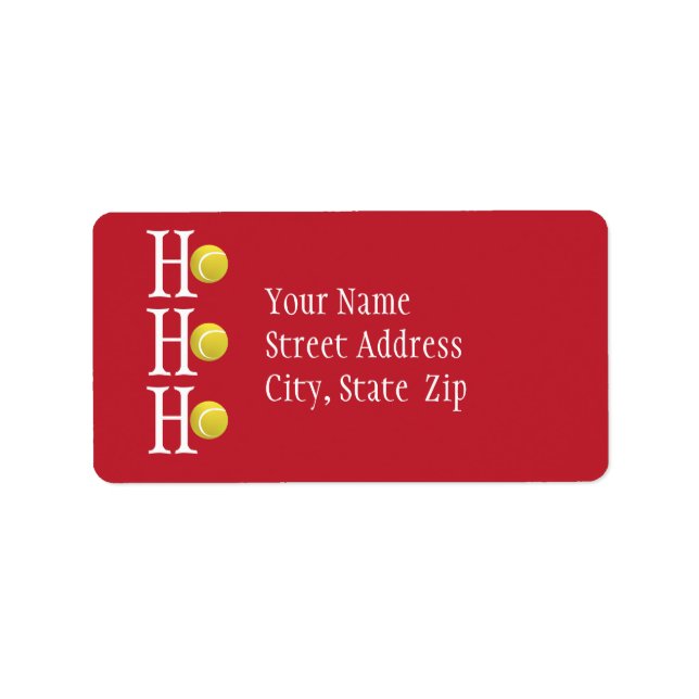 HO-HO-HO - personalized address label (Front)