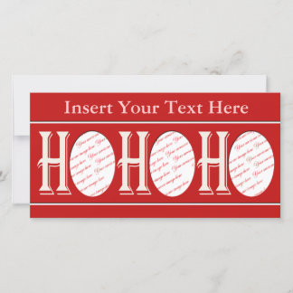 Ho Ho Ho Photo Card