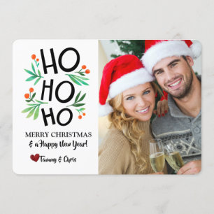 Ho ho ho Photo Holiday Card