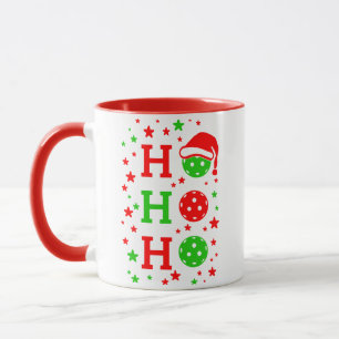 Ho, Ho, Ho Pickleball Christmas Mug