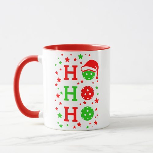 Ho Ho Ho Pickleball Christmas Mug