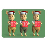 Ho Ho Ho Piglets Magnet at Zazzle