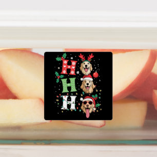 Ho Ho Ho Retrievers Golden Xmas Labels