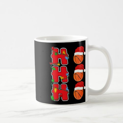 Ho_ho_ho Santa Basketball Christmas Gift  Coffee Mug