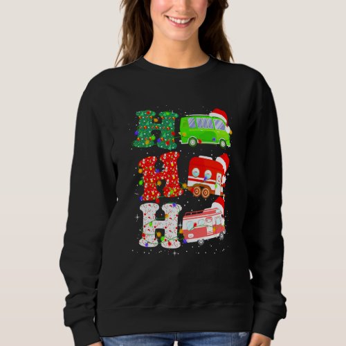 Ho Ho Ho Santa Christmas Go Camping On Christmas D Sweatshirt