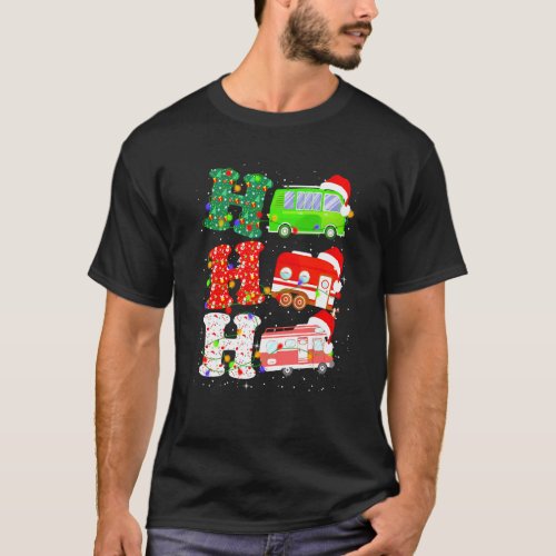 Ho Ho Ho Santa Christmas Go Camping On Christmas D T_Shirt