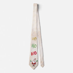 Ho Ho Ho Santa Christmas Neck Tie