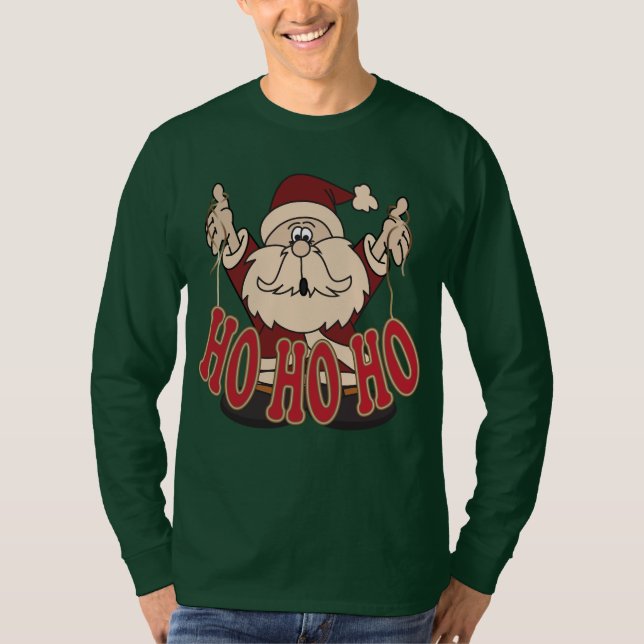 Ho Ho Ho Santa Claus | Christmas T-Shirt (Front)