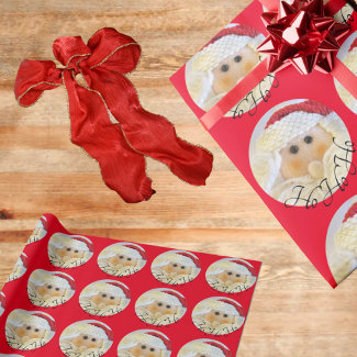 Ho Ho Ho Santa Claus Face Cute Red Christmas