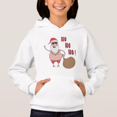 Ho Ho Ho Santa Claus Funny Hoodie
