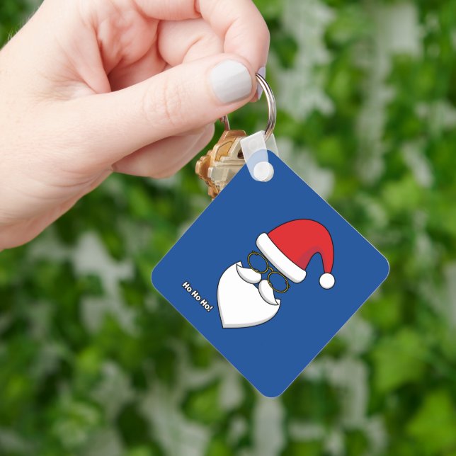 Ho Ho Ho Santa Claus Keychain (Hand)
