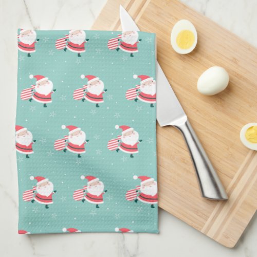 Ho Ho Ho Santa Claus Kitchen Towel