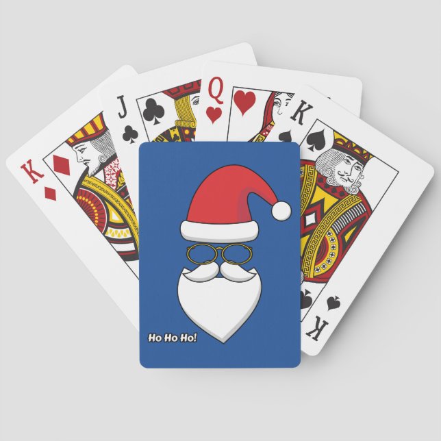 Ho Ho Ho Santa Claus Poker Cards (Back)