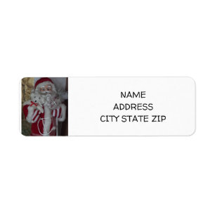 **HO HO HO SANTA CLAUS** RETURN ADDRESS LABEL