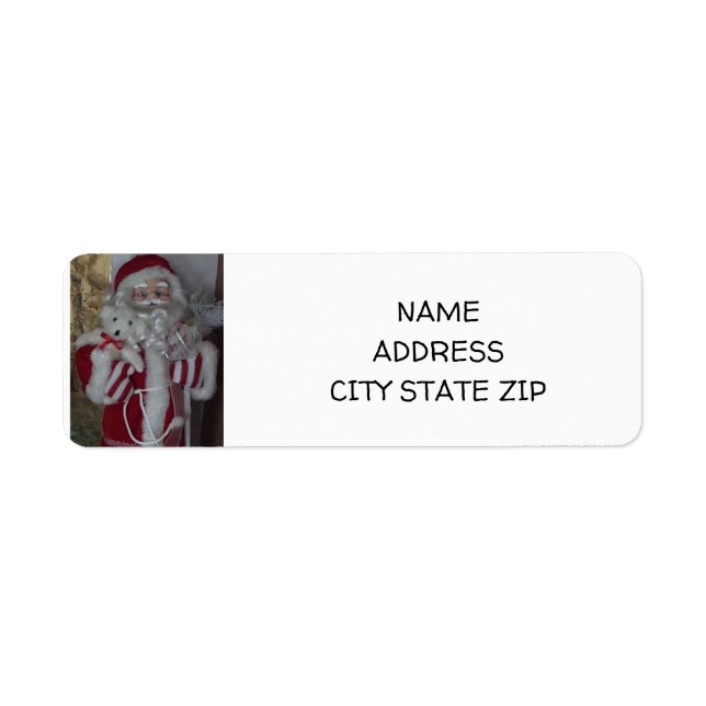 **HO HO HO SANTA CLAUS** RETURN ADDRESS LABEL (Front)