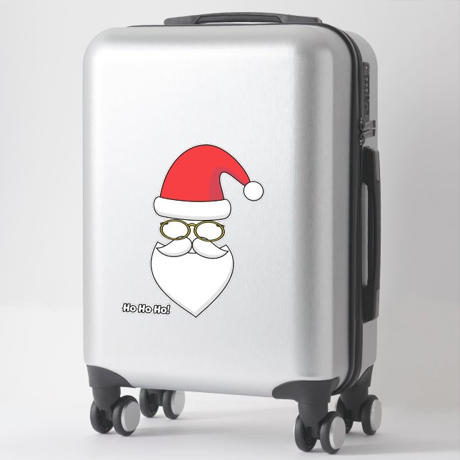 Ho Ho Ho Santa Claus Sticker (Suitcase)