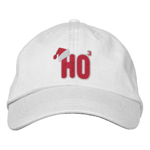 Ho Ho Ho Santa Nerd Embroidered Baseball Cap