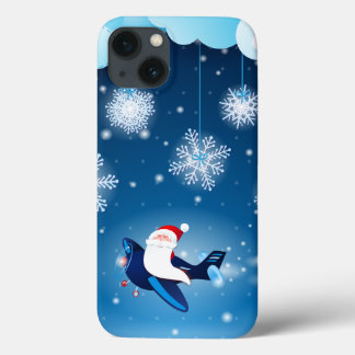 Ho ho ho! Santa on the airplane, iPad case
