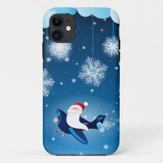 Ho ho ho! Santa on the airplane, iPhone5 case