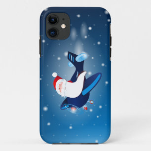Ho ho ho! Santa on the airplane, iPhone5 case