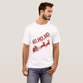 Ho Ho Ho Santa Sleigh Ride Christmas T-Shirt