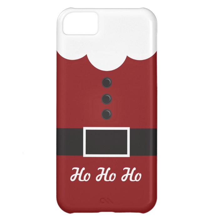 Ho Ho Ho Santa Suit Christmas iPhone 5c Case